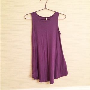 Purple tunic dress